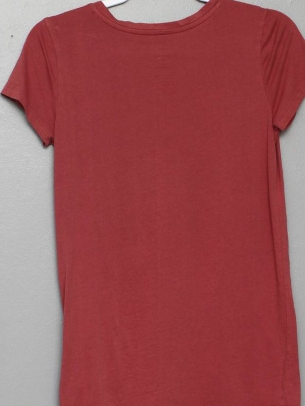 Essential V Neck Pima Cotton Short Sleeve Tee - Picture 2 of 2